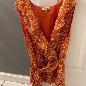 Worn once max studio belted blouse